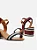 AREZZO A100550776 SANDALIA INDIGO VERMELHO CRU CURCUMA - Imagem 5