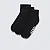 KIT 3 PARES DE MEIA PRETO 36/40 VANS VN000FV7BLKC - Imagem 1