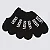 KIT 3 PARES DE MEIA PRETO 41/45 VANS VN000XTTBLKCASA - Imagem 1