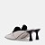 LUZ DA LUA 60750002 MULE VERNIZ PU/VERNIZ PU PANNA/PRETO - Imagem 3