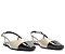 ANACAPRI C303560014 SLINGBACK FENO PRETO - Imagem 3
