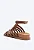 SCHUTZ S215640218 SANDALIA COURO DARK CARAMEL - Imagem 4