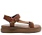 C305780001 SANDALIA PAPETE SALTO BAIXO CARAMELO - Imagem 1