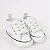 CONVERSE CK04400003 TENIS CHUCK TAYLOR ALL STAR MY FIRST BRANCO/PRETO - Imagem 3