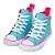 CONVERSE CK09090002 TENIS CHUCK TAYLOR ALL STAR SIDE ZIP AZUL/ROSA - Imagem 3