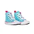 CONVERSE CK09090002 TENIS CHUCK TAYLOR ALL STAR SIDE ZIP AZUL/ROSA - Imagem 2