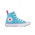 CONVERSE CK09090002 TENIS CHUCK TAYLOR ALL STAR SIDE ZIP AZUL/ROSA - Imagem 1