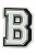 JIBBITZ 10006995 LETRA B - Imagem 1