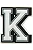 JIBBITZ 10007004 LETRA K - Imagem 1