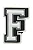 JIBBITZ 10006999 LETRA F - Imagem 1