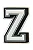 JIBBITZ 10007019 LETRA Z - Imagem 1