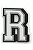JIBBITZ 10007011 LETRA R - Imagem 1