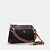 LUZ DA LUA 2000555 BOLSA MONOGRAMA LL/CALF MOCCA/COHIBA - Imagem 1