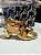 GIULIA DOMNA 586.008/242 SANDALIA DOURADO - Imagem 1