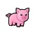 JIBBITZ 10010300 PORQUINHO ROSA - Imagem 1