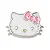 JIBBITZ 10010624 HELLO KITTY GLITTER - Imagem 1