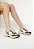 SCHUTZ S220550004 TÊNIS CREME/MARROM - Imagem 1