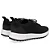 USAFLEX AO15001001 TENIS TRICOT PRETO - Imagem 3