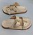 SCHUTZ S215640508 PAPETE BRANCO/DOURADO - Imagem 2