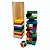 Jogo Tipo Jenga 54 Blocos De Madeira Colorida - Imagem 1