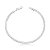 Pulseira Elos Duplos em Prata 925 - 18 cm - Imagem 1