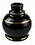 Jarro Shisha Glass Nix Gold Preto 14cm - Imagem 1