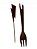 Garfo e Furador Ziggy Bronze Envelhecido - Imagem 1