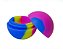 Slick Ball Slow Burning 6ml Amarelo/Azul - Imagem 1