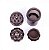 Dichavador Plastico Slow Burning Saver 4 Partes Preto - Imagem 1