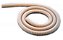 Mangueira Silicone Antichamas Helix Perolado Com Elo Dourado - Imagem 1