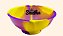 Cuia de Silicone Sadhu Amarelo/Roxo - Imagem 1