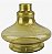 Jarro Imperial Genie Abs Dourado Metalizado 14cm - Imagem 1