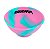 Cuia de Silicone Squadafum Verde/Rosa - Imagem 1