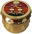 Dichavador de Metal Caveira 4 Partes Dourado Ref. Tx0027 - Imagem 1