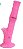 Bong de Silicone Slow Burning Ice Rosa Fluorecente - Imagem 1