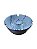 Cinzeiro de Porcelana C1n Bate Cinza Branco/Azul Ref.103 - Imagem 1