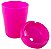 Cinzeiro de Plastico P/ Carro Rosa - Imagem 3