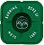 Cinzeiro Silicone Slow Burning Com Tampa Verde - Imagem 1