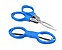 Tesoura Luxx Dobravel Azul - Imagem 1
