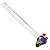 Piteira de Vidro Hippie Bong Miniatura Cachorro 6mm - Imagem 1