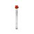 Piteira de Vidro Hippie Bong Miniatura Fox 6mm - Imagem 1
