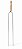 Espeto Duplo Inox Simonaggio 75cm - Imagem 1