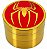 Dichavador Metal 4 Partes Spider Gold - Imagem 1