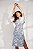 Vestido folhagem maxi azul - Imagem 2
