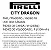 Pneu Moto 100/80-18 City Dragon Traseiro TL 59P Pirelli - Imagem 3