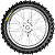 Pneu Moto 80/100-12 Scorpion MX32 Mid Soft Traseiro TT 50M Pirelli - Imagem 2