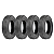 Pneu Carga 205/70R15C DRMX V10 8 Lonas TL 106/104S Speedmax - Imagem 3