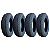 Pneu Carro 165/70R14 RxMotion H01 TL 81T RoadX - Imagem 3