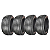 Pneu Carro 285/35R22 Ventus S1 Evo 2 SUV K117A XL TL 106Y Hankook - Imagem 3