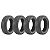 Pneu Carro 195/60R16 RP022 TL 89H Aptany - Imagem 3